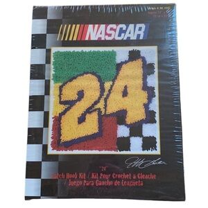 Jeff Gordon #24 NASCAR racing latch hook kit 13 x 13 New